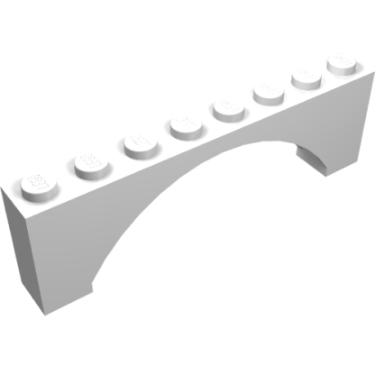 16577 - Arch 1 x 8 x 2 Raised