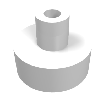 20482 - Tile, Round 1 x 1 with Bar and Pin Holder