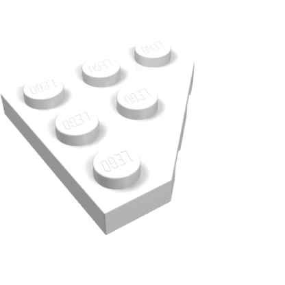 2450 - Wedge, Plate 3 x 3 Cut Corner