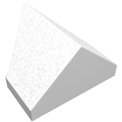 3049b - Slope 45 2 x 1 Double / Inverted - without Bottom Tube or Bottom Stud Holder