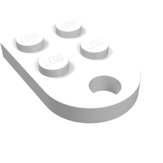 3176 - Plate, Modified 2 x 3 with Hole