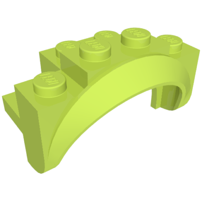 35789 - Vehicle, Mudguard 4 x 2 1/2 x 2 with Arch Round, Solid Studs, and Rounded Legs