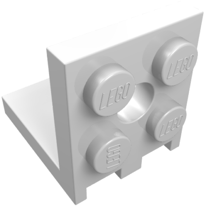 3956 - Bracket 2 x 2 - 2 x 2 with 2 Holes