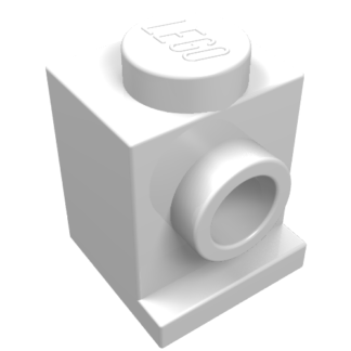 4070 - Brick, Modified 1 x 1 with Headlight