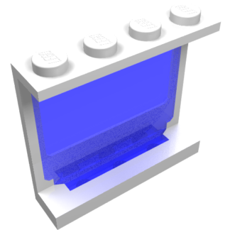 6156 - Panel 1 x 4 x 3 with Fixed Glass