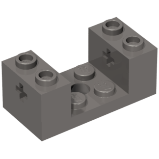 67446 - Technic, Brick 2 x 4 x 1 1/3 with 2 x 2 Cutout and Axle Holes