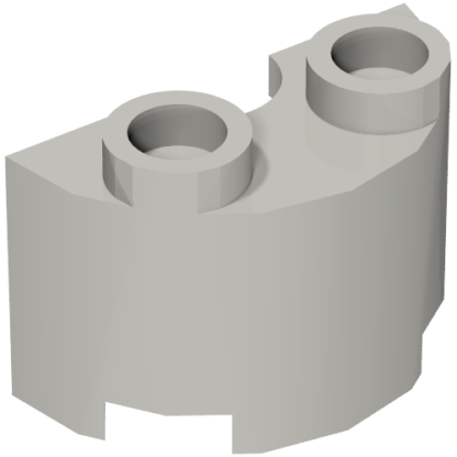 68013 - Cylinder Half 1 x 2 x 1
