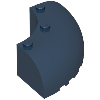 87559 - Brick, Round Corner 6 x 6 x 2