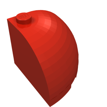 88293 - Brick, Round Corner 3 x 3 x 2 Dome Top