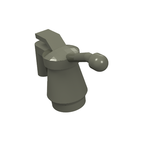 6246f – Minifigure, Utensil Tool Oil Can – Smooth Handle – La Brick
